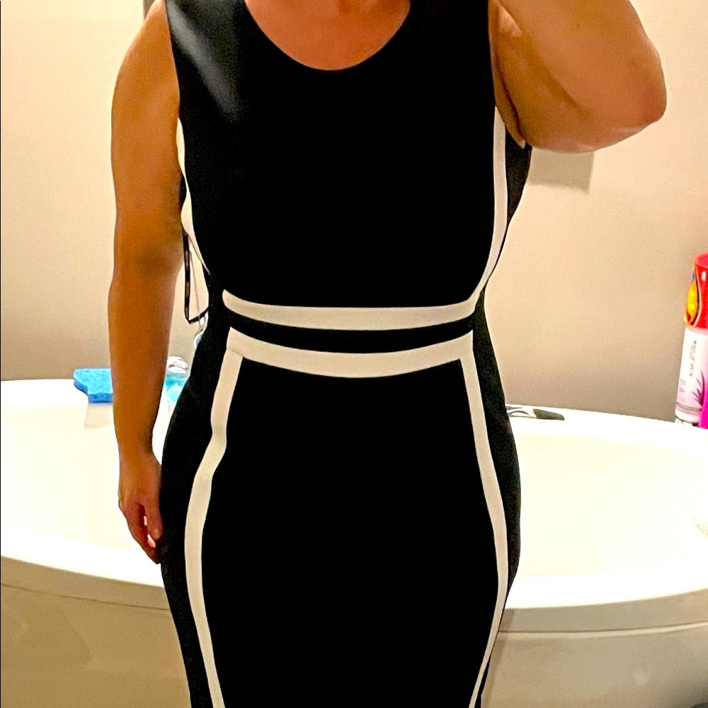 Black n white dress